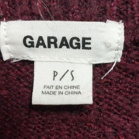 Garage Drawstring Sided Sweater...Size S/P - Picture 2 of 4